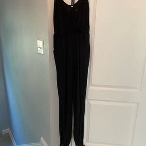 Cute Black Sleeveless Jumpsuit
